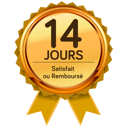Garantie 14 jours satisfait ou remboursé